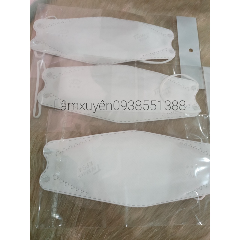 FREESHIP  Khẩu trang kháng khuẩn Tn- MEDICAL MASK 4D, 4 Lớp, kháng khuẩn-Thiết kế đa chiều, Tiêu chuẩn Hàn quốc KF94