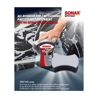 Miếng mút xốp bọt biển rửa xe 2 mặt Sonax Multi Sponge