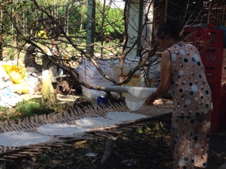Bánh tráng dừa nướng