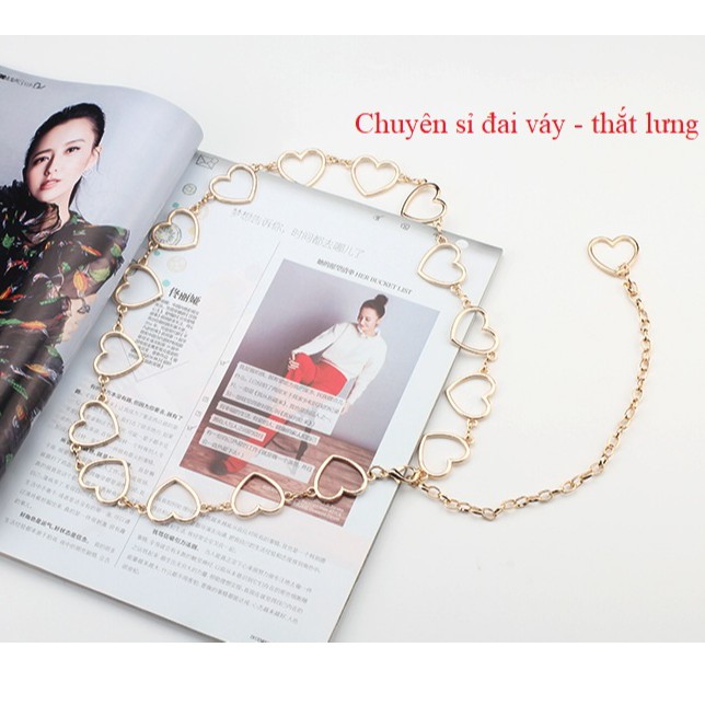 Đai váy Belt áo XÍCH TIM xinh xắn
