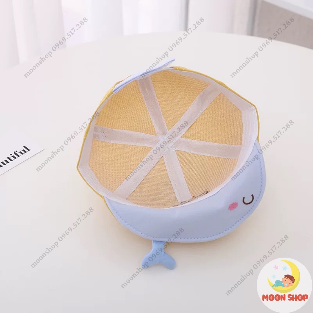 Mũ Lưỡi Trai Hình Cá Heo Đáng Yêu Cho Bé Từ 6 - 24 Tháng Tuổi Vòng Đầu 48 - 50 Cm