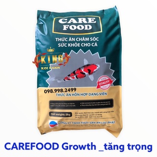 Cám cá koi CARE FOOD thức ăn hỗn hợp dạng viên TĂNG TRỌNG