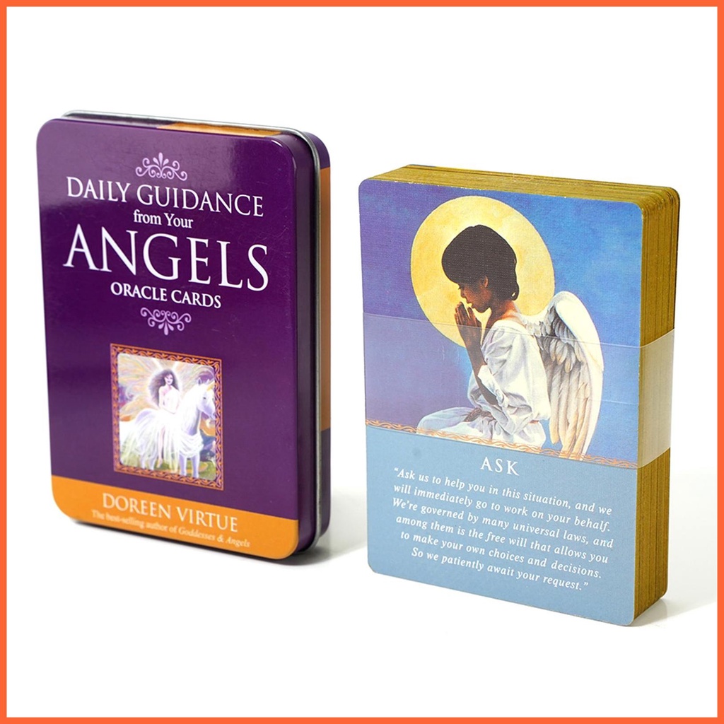 Bộ 44 Thẻ Bài Tarot Hàng Ngày Cổ Điển Từ Thiên Thần Bạn Giải Trí Cho Người Mới Bắt Đầu