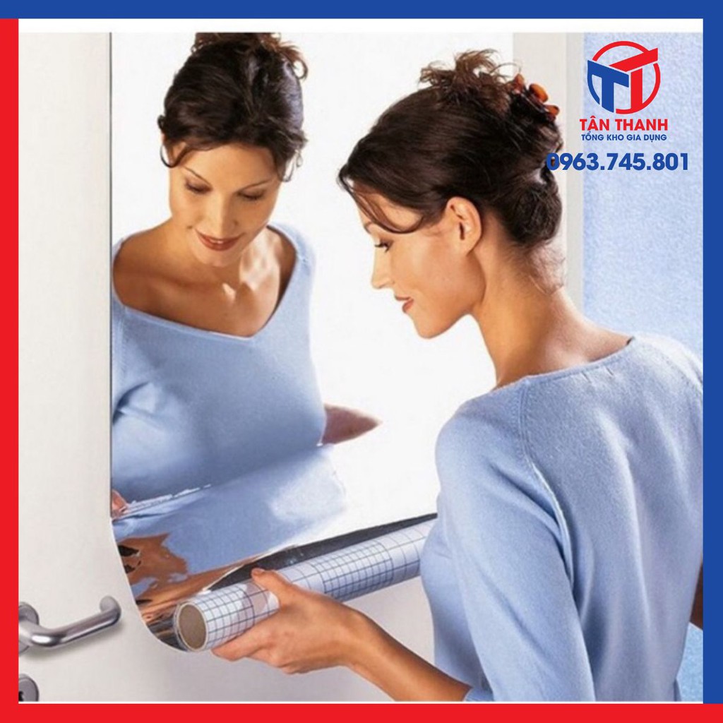 GƯƠNG DẺO DÁN TƯỜNG KT 50 X 100CM .AT