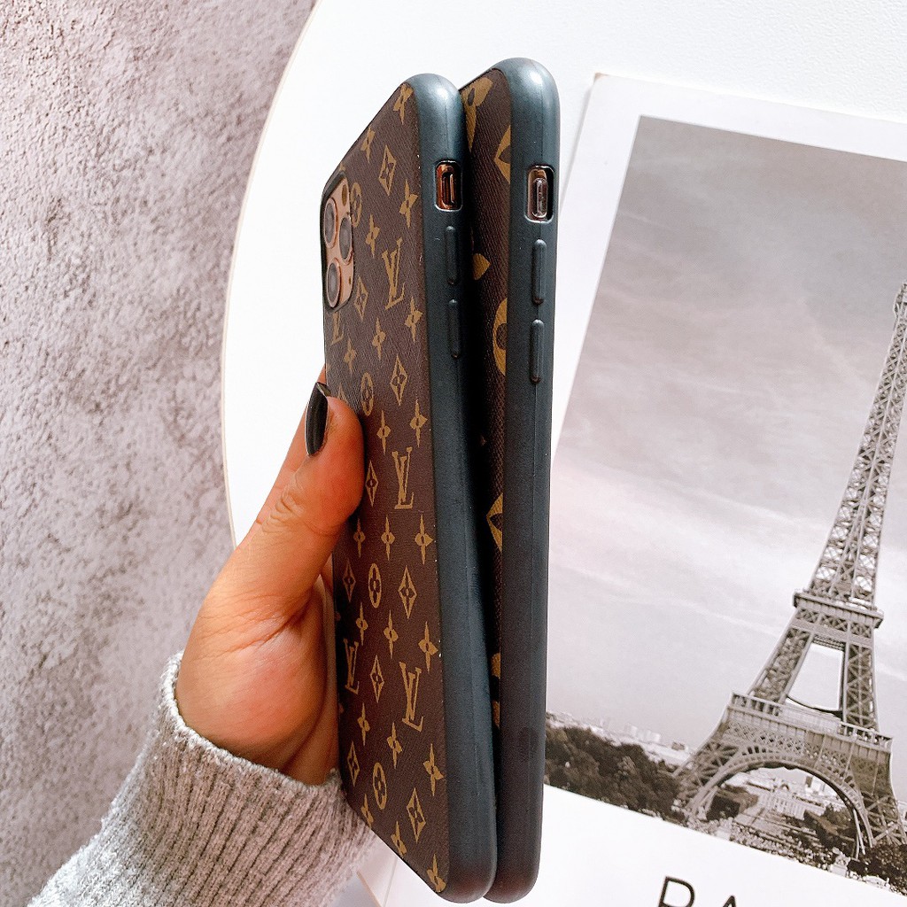 Ốp Lưng Da IMD Họa Tiết Louis Vuitton - U004