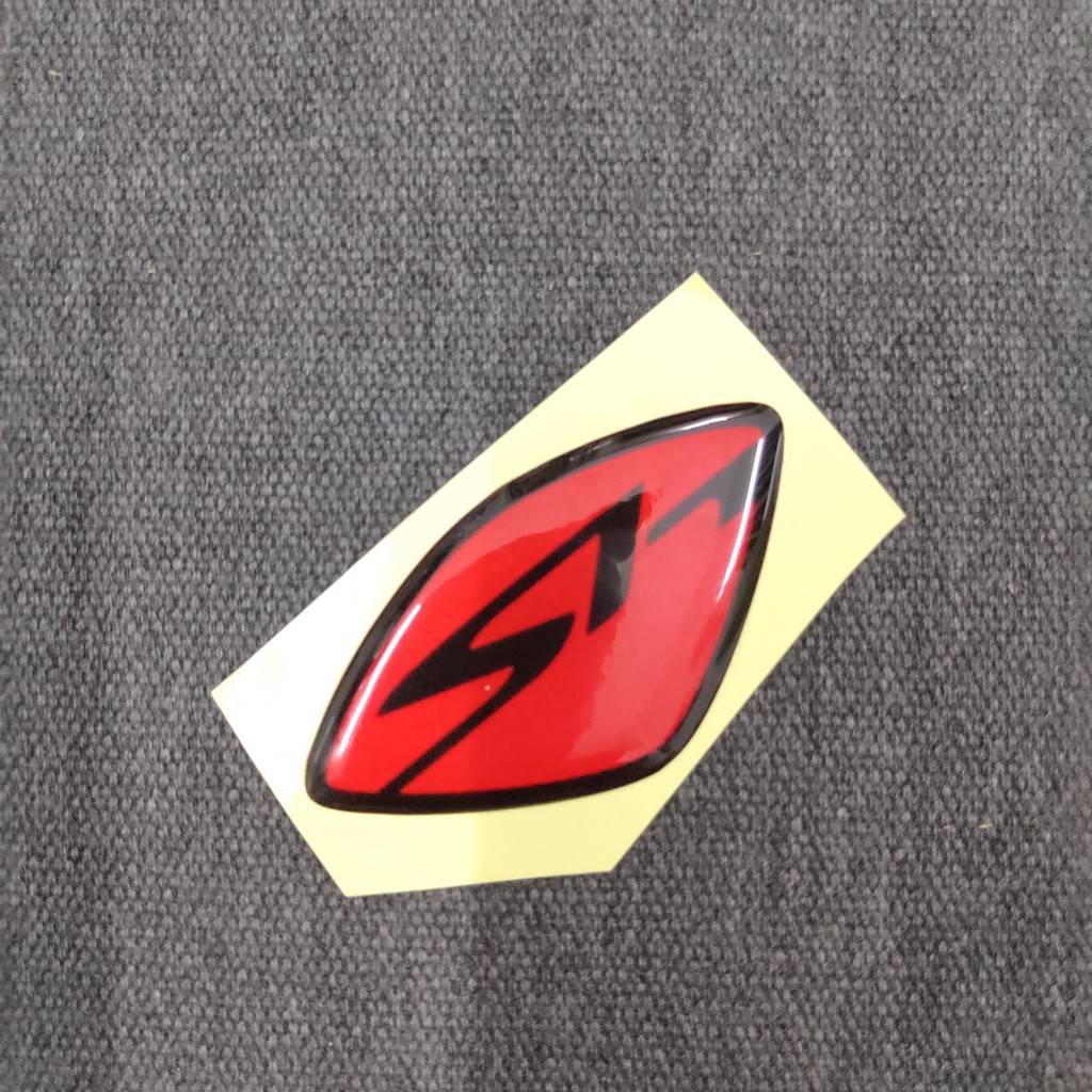 [GIÁ GỐC]  TEM CHỮ NỔI XE MÁY MANG PHONG CÁCH ĐỎ ĐEN TRANG TRÍ XE THỂ HIỆN ĐẲNG CẤP