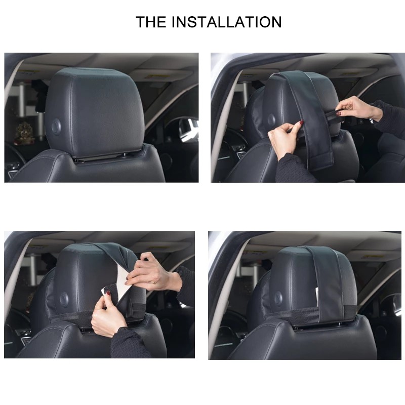 SuperAuto Gối Đệm Tựa Đầu Và 3D Thoải Mái GốI TựA ĐầU Xe HơI Phụ KiệN Trang Trí Ô Tô