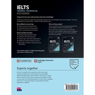 Sách Cambridge Ielts 16 General Training With Answers (SAVINA)
