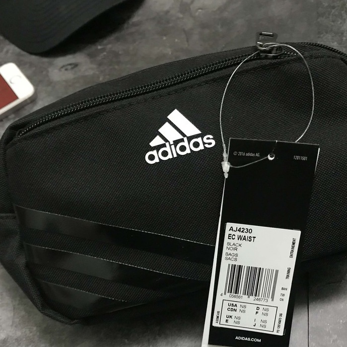 ✔️  Túi Đeo Chéo Adidas EC Waist Bag Sports - AJ4230 - CAM KẾT CHUẨN CHÍNH HÃNG 100%