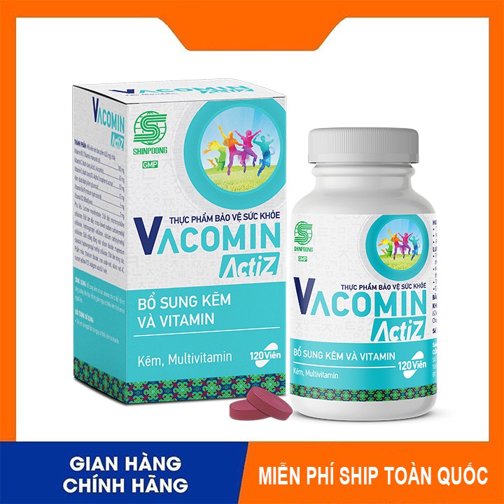 viên uống bổ sung sắt, acid folic, vitamin tổng hợp VACOMIN HEVIT  cửa hàng cung cấp uy tín