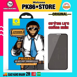 Cường lực chống nhìn trộm, dán kính cường lực iphone, chính hãng BLUEO 7plus/XM/11promax/12promax