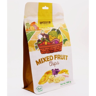 Hỗn Hợp Trái Cây Sấy Giòn Lafooco túi 100gr