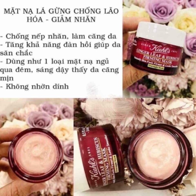 Mặt nạ Kiehls 28ml hoa cúc/đất sét/gừng