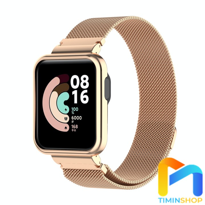 Dây Xiaomi Mi Watch Lite - Dây thép, khóa nam châm