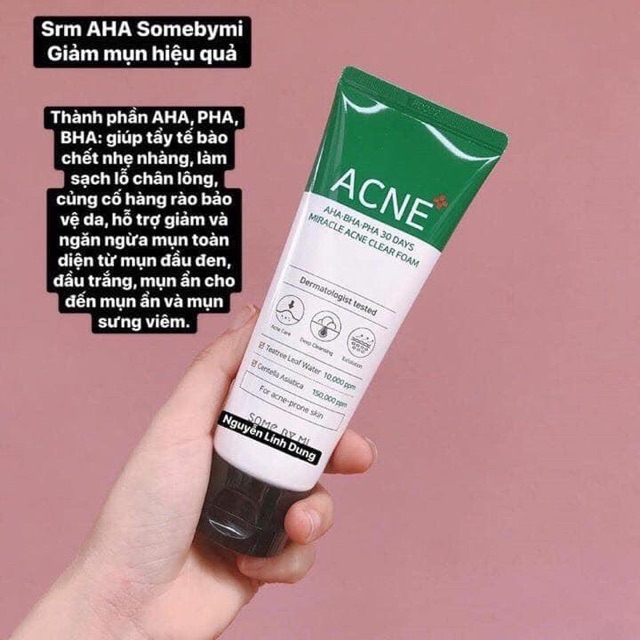 Sữa rửa mặt ngăn ngừa mụn AHA BHA PHA Some By Mi - Guu
