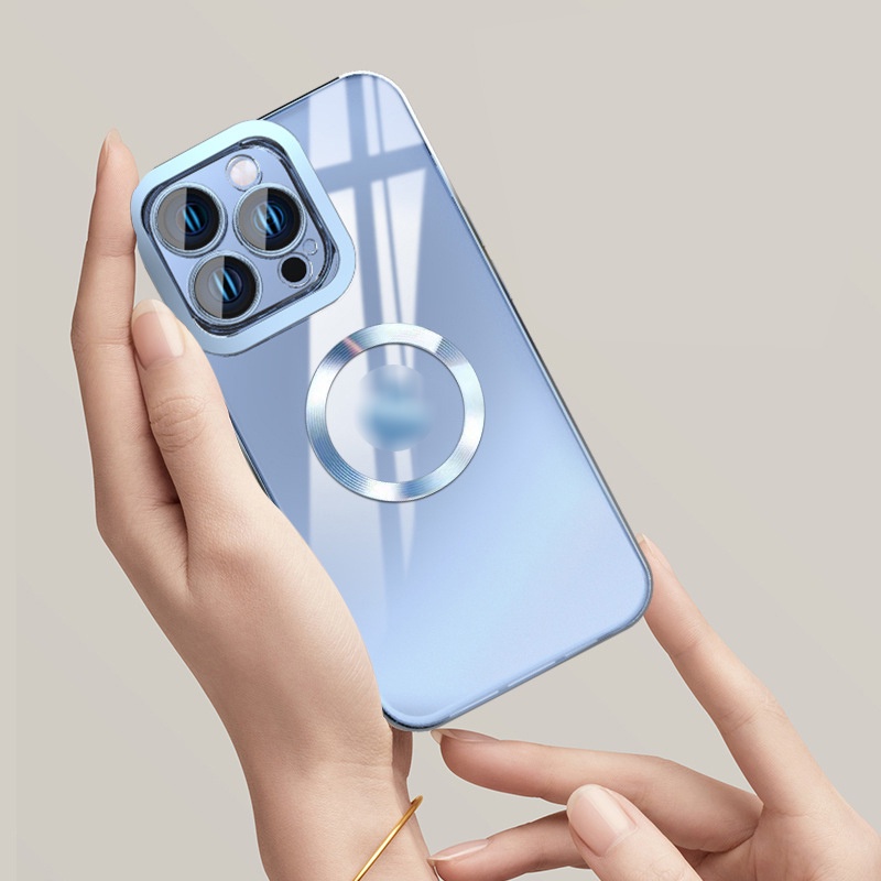 Ốp Điện Thoại Mềm Mỏng Mạ Viền Bảo Vệ Camera Cho iPhone 7 8plus X XR XS Max 11 12 13 Pro Max