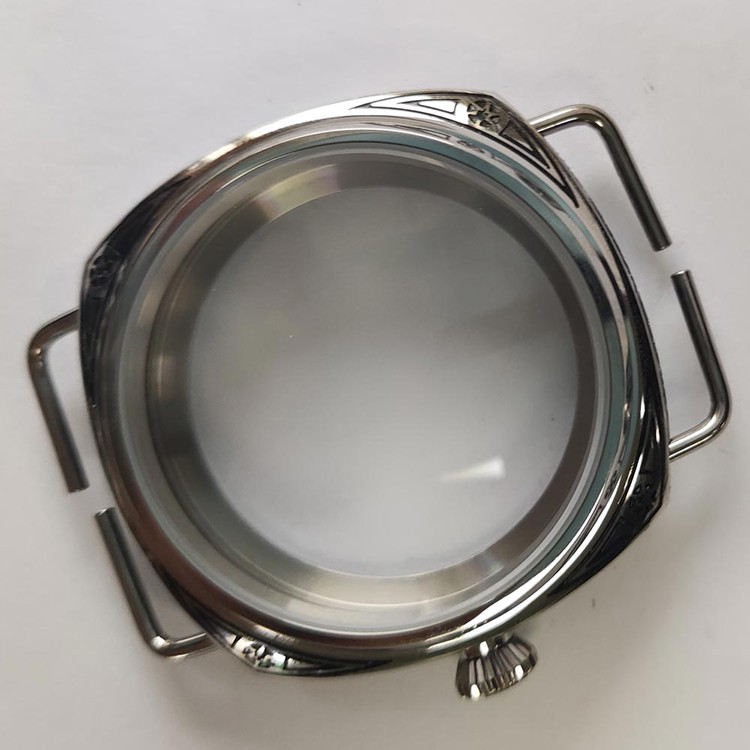 Vỏ đồng hồ bằng thép không gỉ 316L 45mm dành cho máy đồng hồ ETA 6497/6498