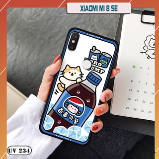 Ốp lưn nhám in hình 3D Xiaomi MI 8 SE