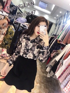 Sơ mi hoa giấy