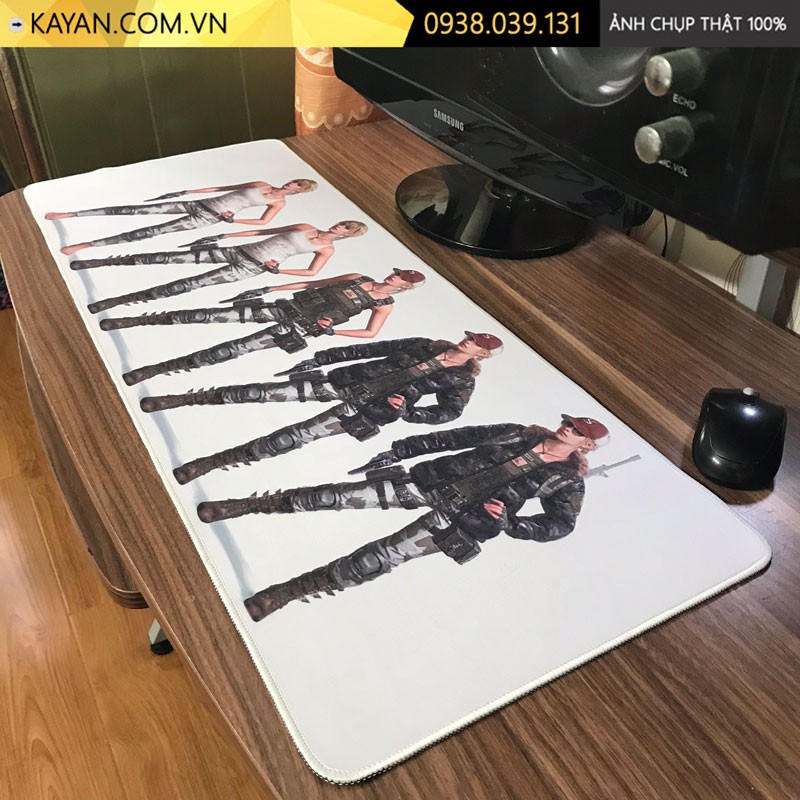 Lót chuột, bàn di chuột, mouse pad cỡ lớn 80x30 - PUBG - mẫu 7