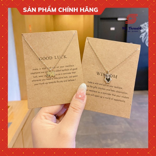 Dây chuyền nhiều họa tiết cá tính phong cách Hàn Quốc cho nữ - Phụ kiện 98.ThreeH