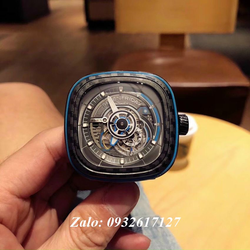 Đồng Hồ Nam SevenFriday SF - S3/02 Automatic Fullbox + Tặng Dây Cao Su