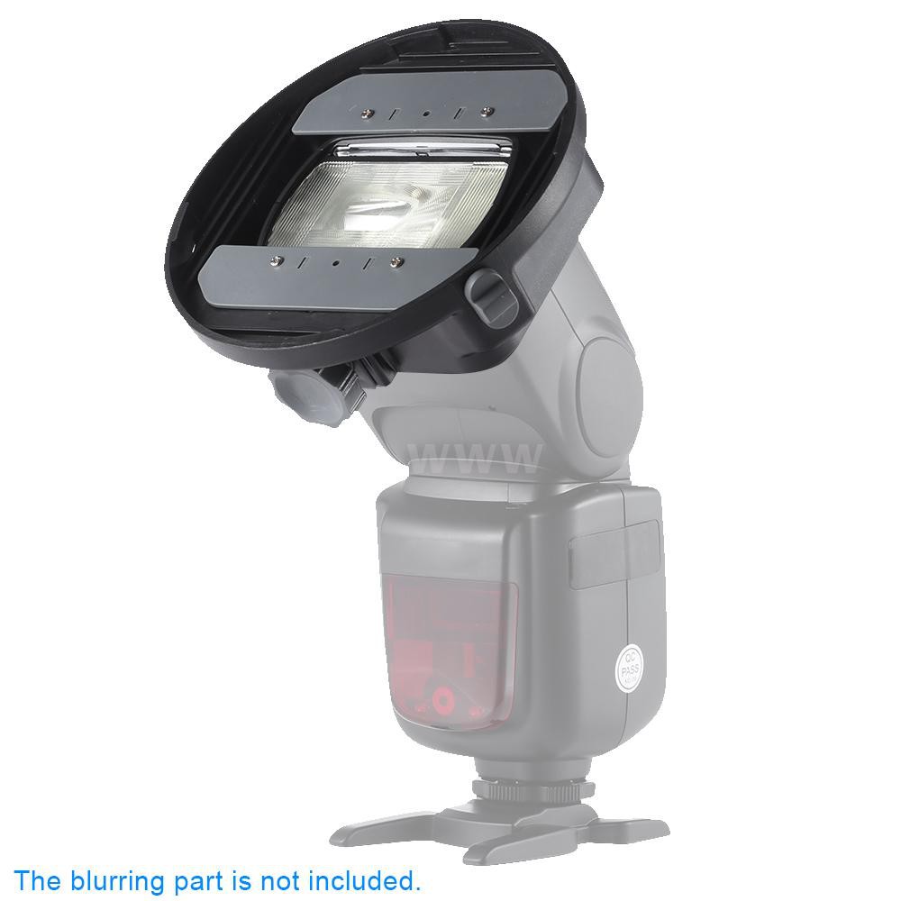 CA-SGU Universal Flash Speedlite Mount Adapter Bracket Accessories for Nikon Canon Yongnuo Godox Sigma Andoer Neewer Vivitar Speedlight Barn Door Mini Refelctor