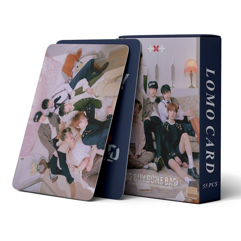 Set 55 Tấm Thẻ Ảnh Lomo Card Good Boy Gone Bad Nhóm Nhạc Kpop TXT