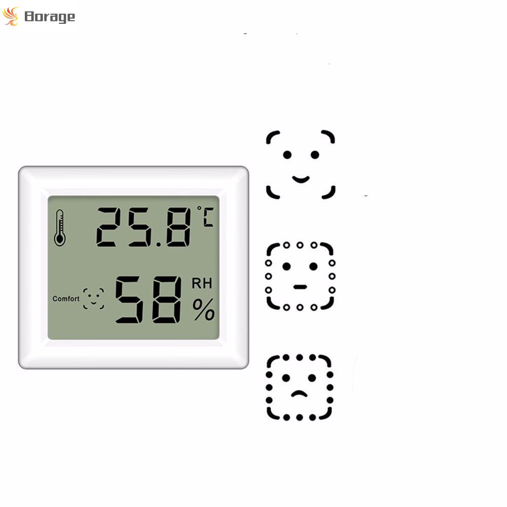 Đồng hồ đo độ ẩm màn hình LCD siêu mỏng trang trí nhà cửa