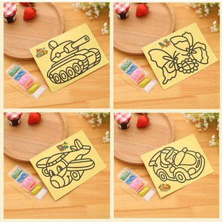 10 CHIẾC Tranh Cát Nghệ Thuật Cho Bé