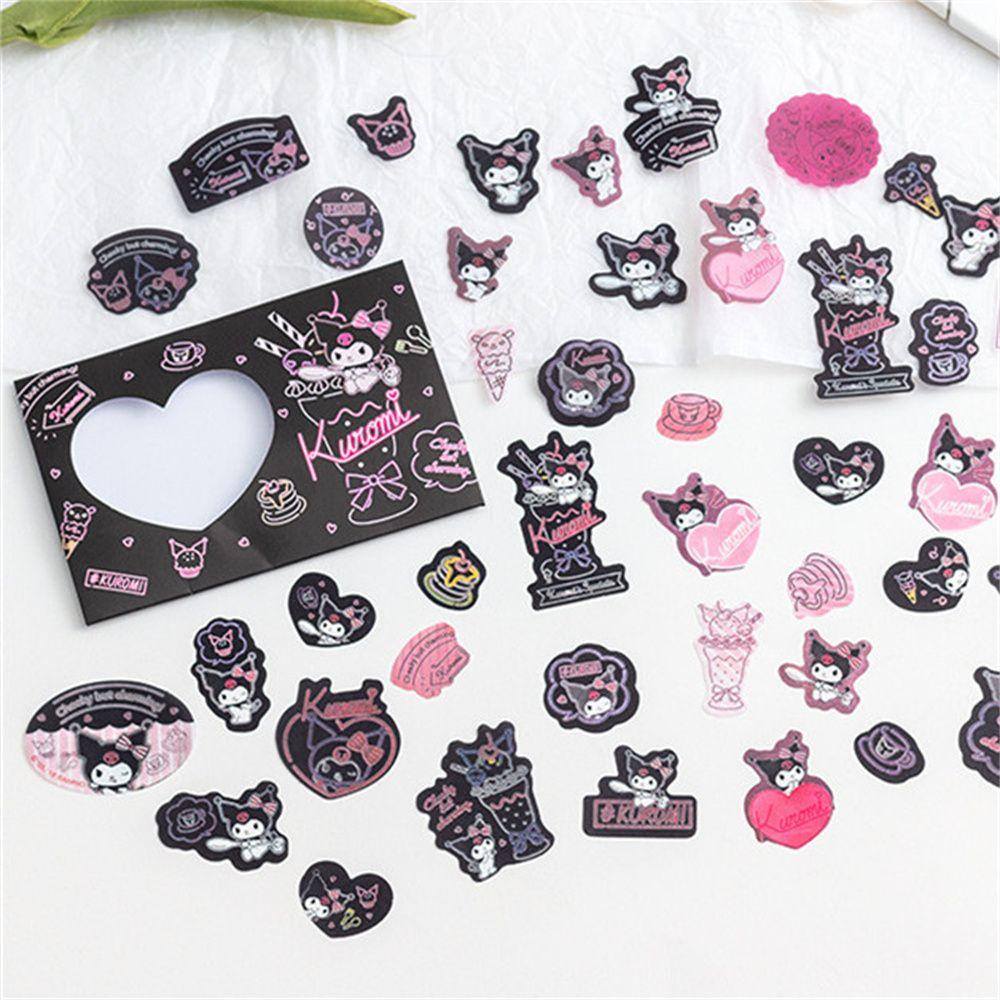 JARRED Set 45 Sticker Hoạt Hình Dán Trang Trí Nhật Ký