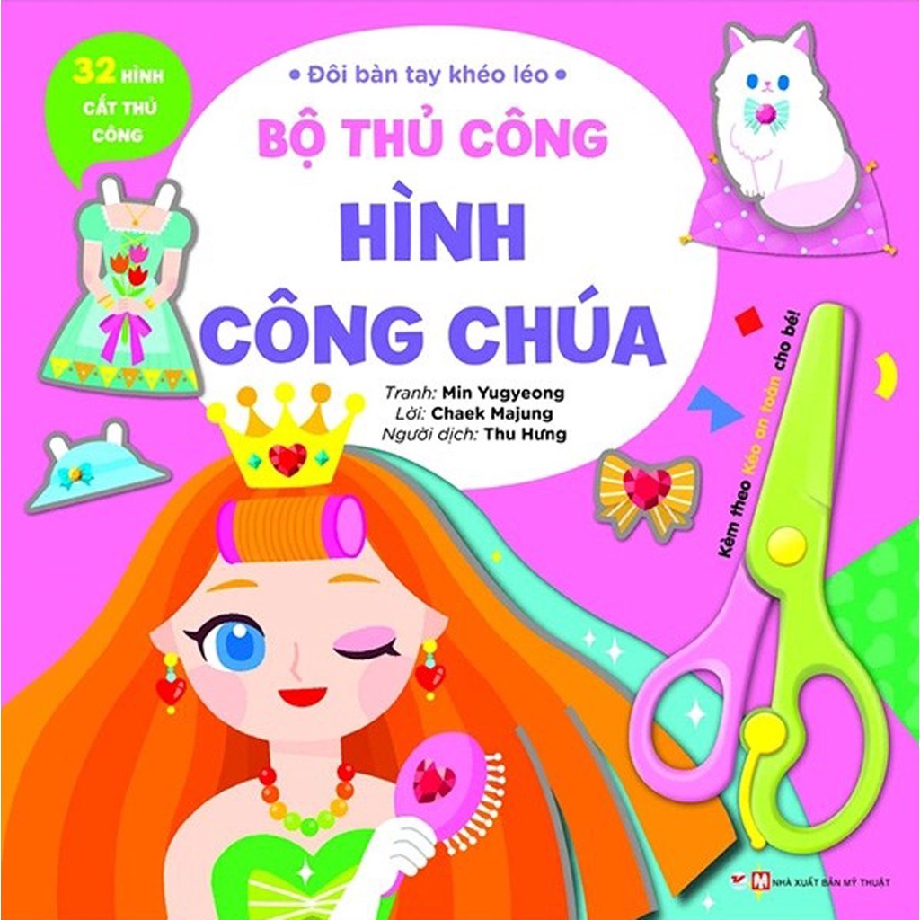 Sách - Combo Đôi Bàn Tay Khéo Léo - Tặng Kèm Chiếc Kéo An Toàn (Bộ 3 Cuốn)