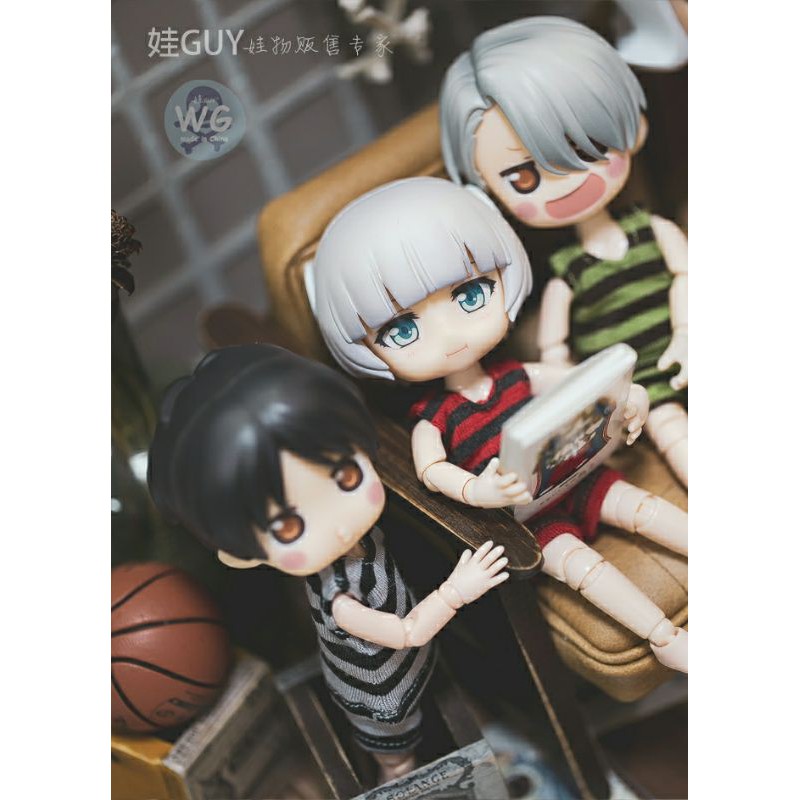 Đồ ngủ kẻ sọc - Quần áo cho ob11, UFdoll, piccodo9cm, ddf, ymy, Nendoll GSC, Nendoroid doll