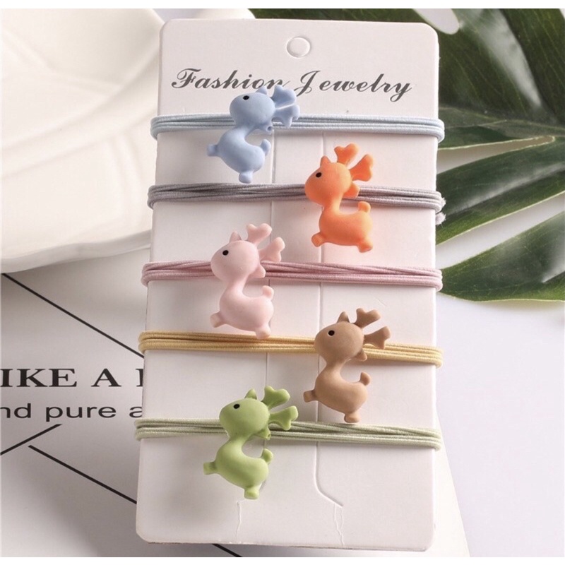 Dây Buộc Tóc Hàn Quốc Hình Con Hươu