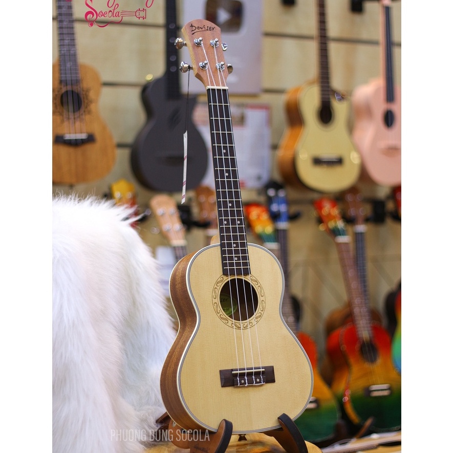 Đàn Ukulele Deviser Gỗ Thông - UK26-50 - Size Tenor 26inch