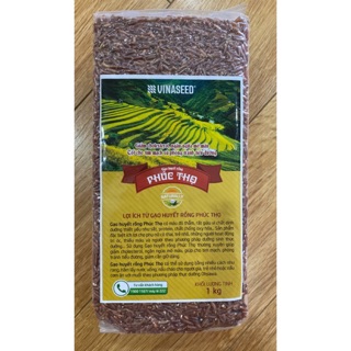 Gạo huyết rồng Phúc Thọ - Vinaseed túi 1kg