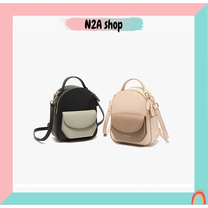 Túi xách nữ [có sẵn + FREESHIP] Balo Micocah phối màu 442 N2a shop