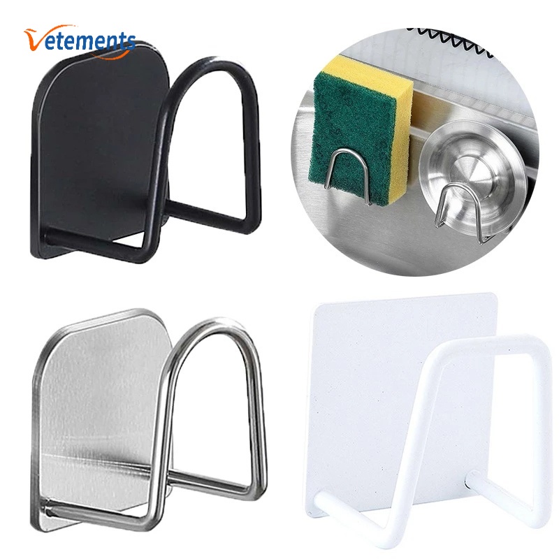 Giá đỡ mút rửa chén bằng thép không gỉ đa năng tiện dụng cho nhà bếp