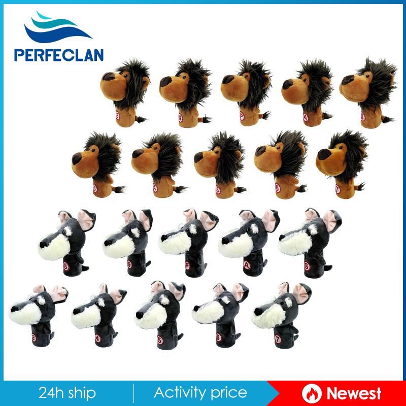 Vỏ Bọc Đầu Gậy Đánh Golf Hình Sư Tử Nhồi Bông Dễ Thương