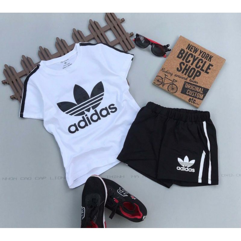 Bộ thun adidas cho bé trai