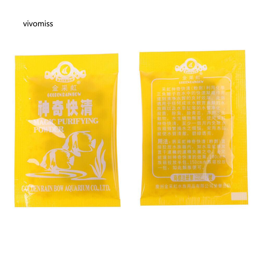 Bộ 5 túi bột làm sạch nước bể cá