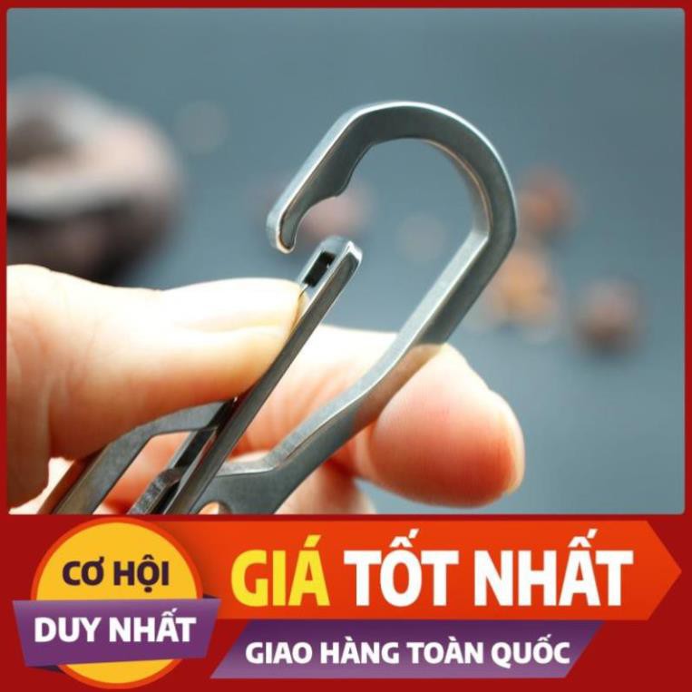 Móc Khóa EDC Thép 420 - 2 Đầu- Chiệu Lực Tốt - Phượt - Dã Ngoại - Cấm Trại - KHÔNG TREO CON NGƯỜI - Hàng Có Sẵn