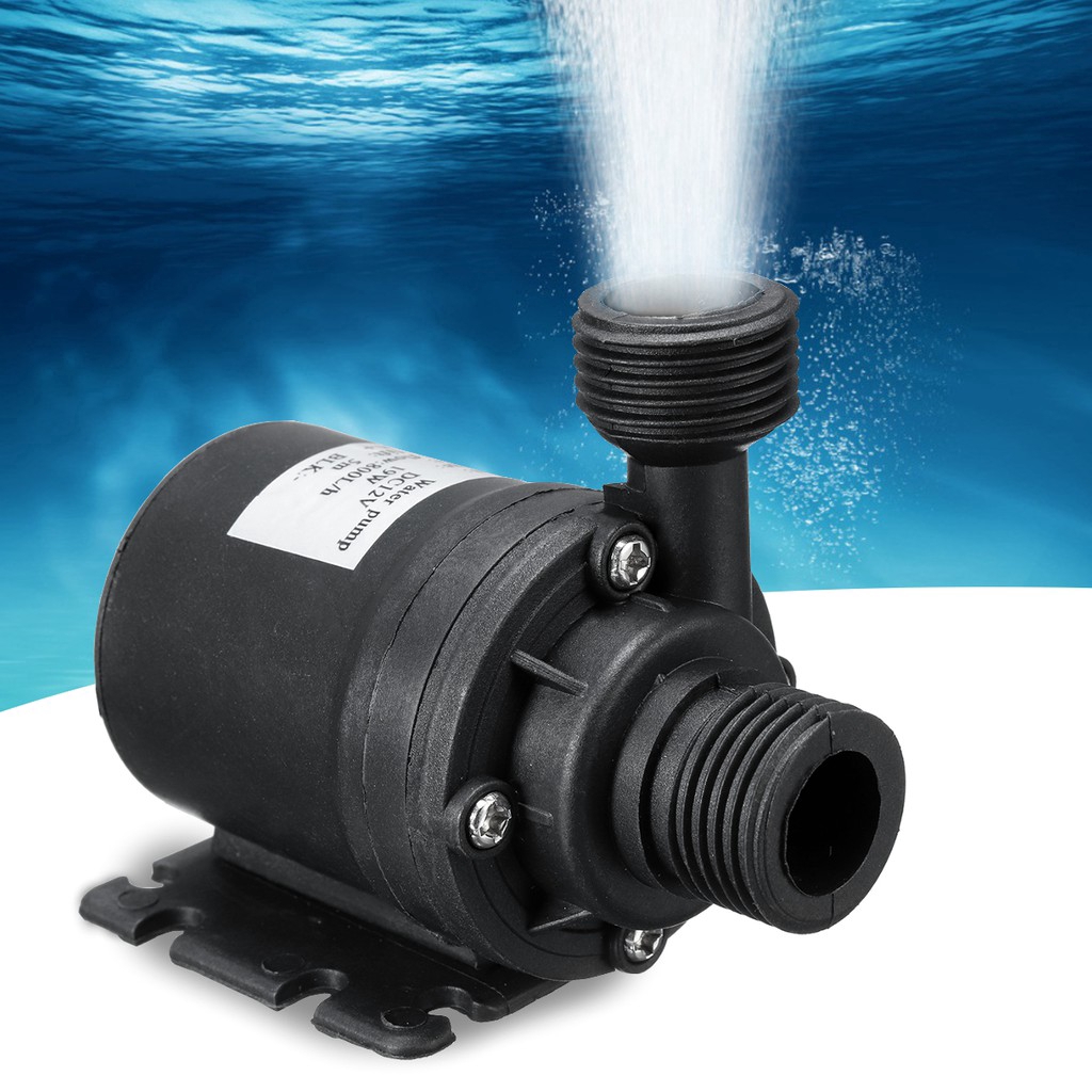 Super DC Water Pump Mini DC 12V Lifting 5M Brushless Motor ABS threaded submersible water pump