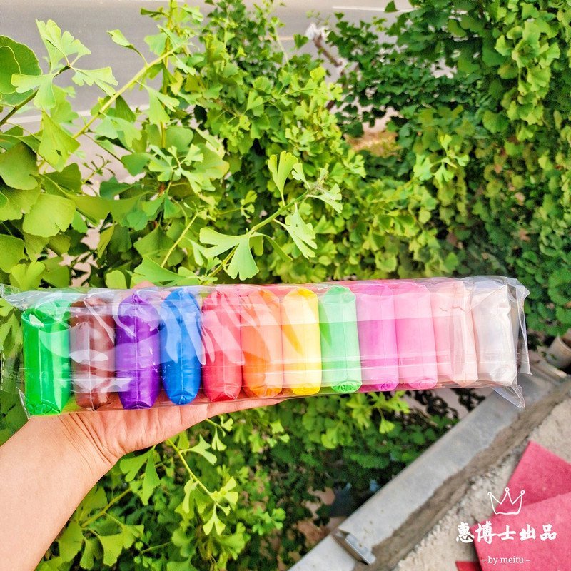 Túi 12 màu đất sét nhật tạo hình sáng tạo