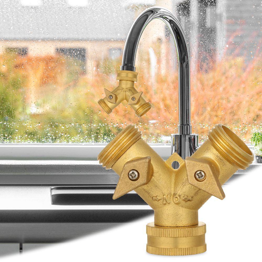 FOREVER Van Nối Ống Nước Tưới Cây Bằng Đồng Thau Chất Lượng Cao