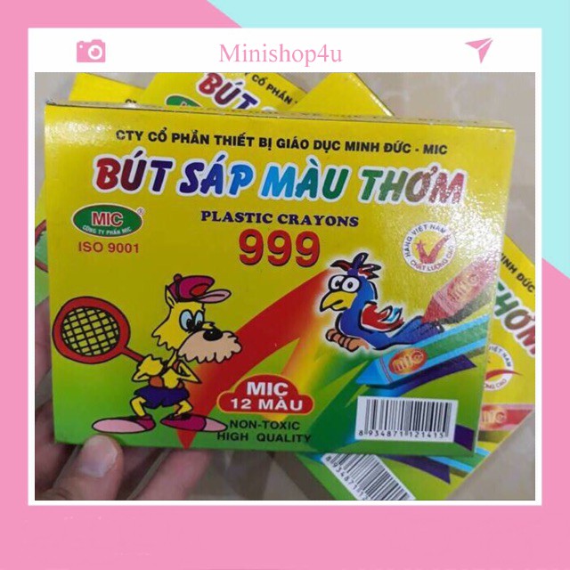 Set 10 Bộ bút sáp màu thơm MIC 999