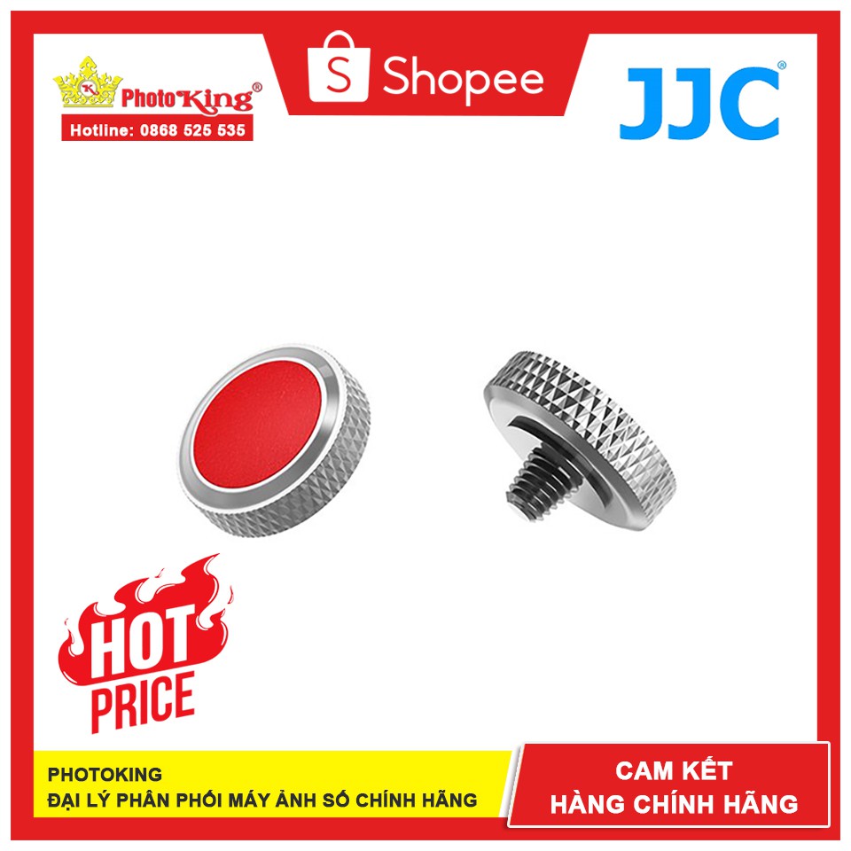 Nút chụp JJC Deluxe Soft Release Button PTK-GRD (Red)