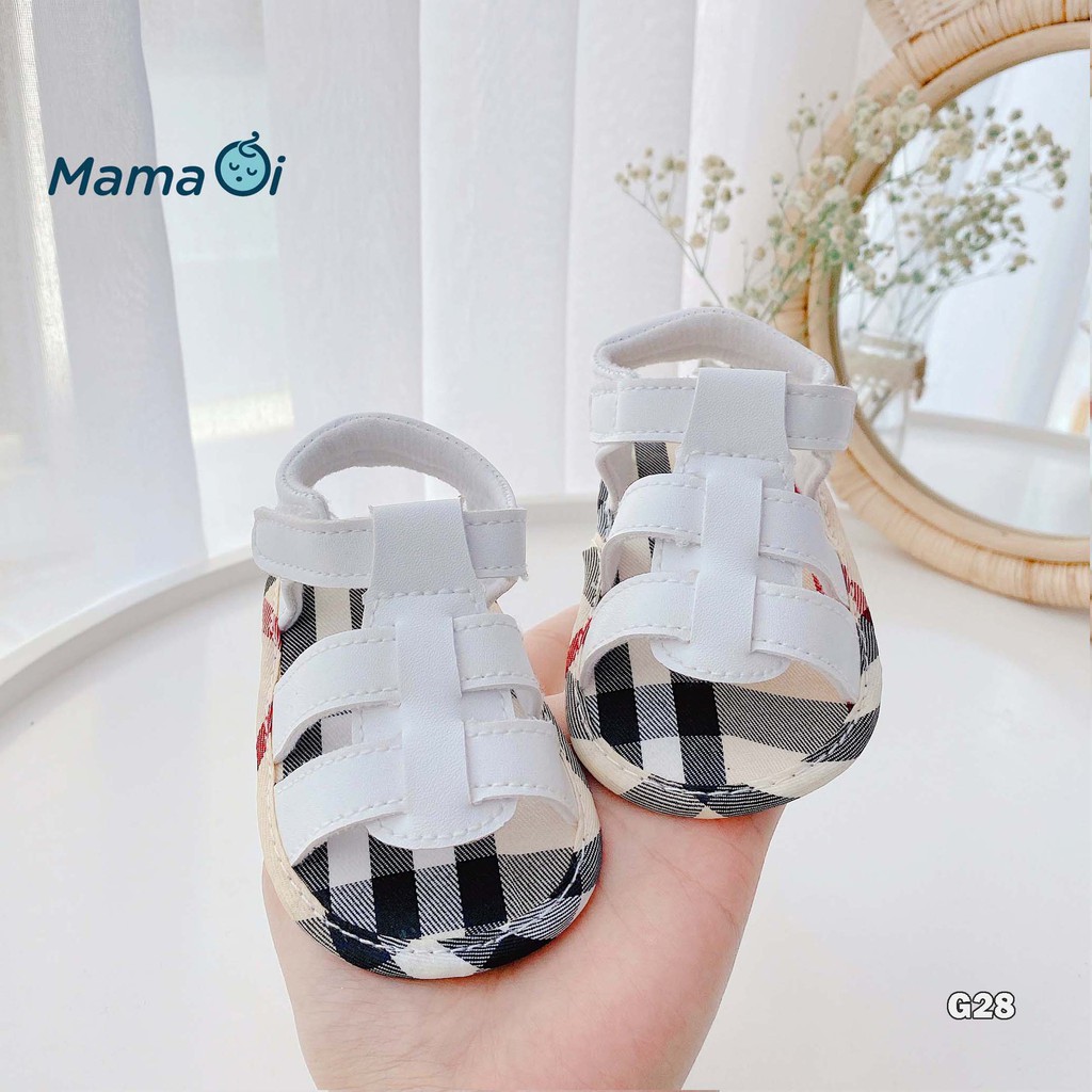 G28 Giày sandal tập đi đế nhựa lót da mềm mại cho bé yêu của Mama Ơi - Thời trang cho bé