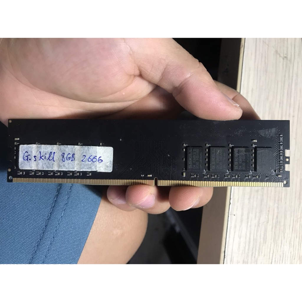 ram cho máy tính bàn ddr4 Gskill 8gb 2666 bus 21300 pc4 decktop PC memory g.skill,cpu e5300 kèm keo tản nhiệt tuýp nhỏ