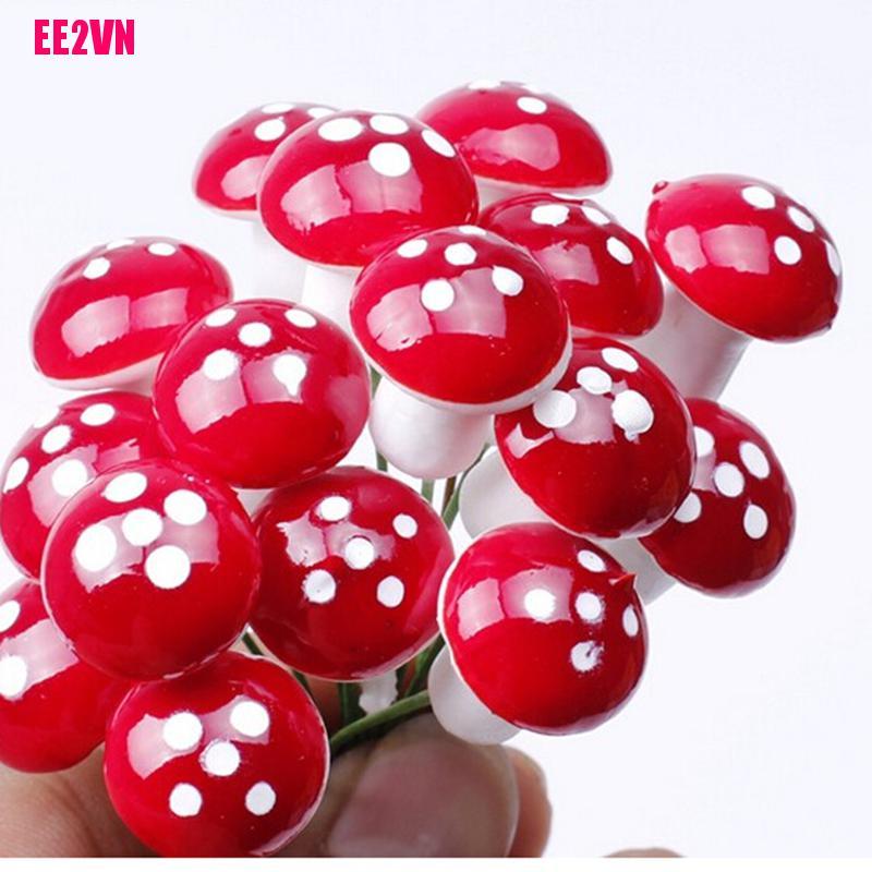 10 Đồ trang trí Cây Nấm Mini Trang Trí Sân Vườn Nhà Búp Bê